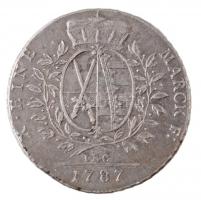 Német Államok / Szászország-Albertine 1787IEC Tallér Ag "III. Frigyes Ágost" Drezda (28,00...