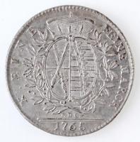 Német Államok / Szászország-Albertine 1765EDC Tallér Ag "III. Frigyes Ágost" Drezda (27,97...