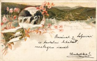 1899 Plitvica lakes Litho (Ga)
