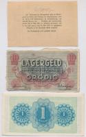 Ausztria / Grödig / hadifogolytábor DN 10h T:IV + Gföhl szükségpénz 1920. 20h T:I- + Szövetséges meg...