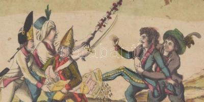 Joseph Eder (?-?): "Der Tyroler, Der Franzos, Der Kaiserliche, Der Russe, Der Türke", itál...