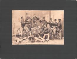 cca 1890-1900 Éder Pál (1849-1916) a soproni cs. és kir. báró Salis-Soglio Gyalogezred főhadnagya és...