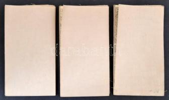 cca 1900-1910 össz. 3 db katonai térkép: 1 db Baja, 1 db Paks és Kalocsa, 1 db Dunaadony és Kunszent...