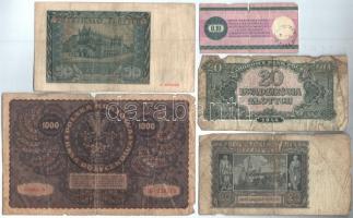 Lengyelország / Német megszállás 1940. 20Zl + 1941. 50Zl + Lengyelország / Lengyel Nemzeti Felszabad...