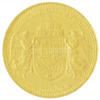 1899KB 20K Au "Ferenc József" Körmöcbánya (6,79g/0.900) T:1- / Hungary 1899KB 20 Korona Au...