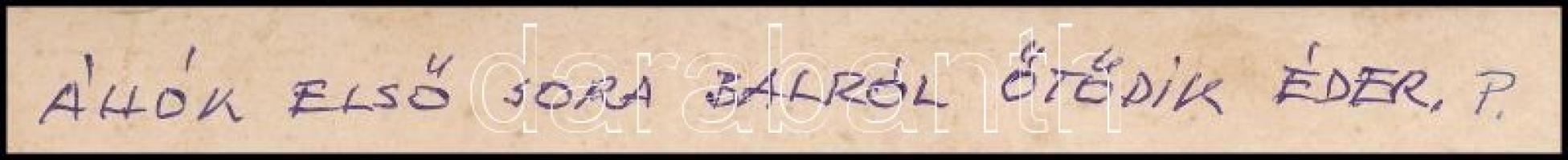 cca 1900 Éder Pál (1849-1916) a soproni cs. és kir. báró Salis-Soglio Gyalogezred századosa és katon...