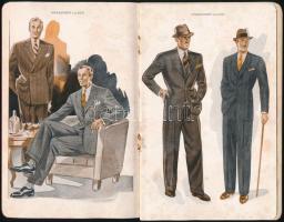 1937-38 Kraszner Lajos: Legújabb divat 1937-1938 ősz és tél. Bp., Posner. Színes divatképek, néhány ...