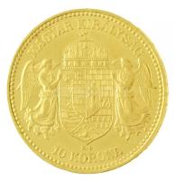 1909KB 10K Au "Ferenc József" Körmöcbánya (3,39g/0.900) T:1- kis ph. / Hungary 1909KB 10 K...