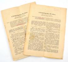 1920 A Nemzetgyűlés 39. és 40. ülésének nyomtatott jegyzőkönyve