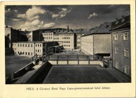 1935 Pécs, Cisztercita Rend Nagy Lajos gimnáziumának belső látképe (EK)