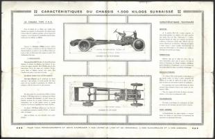 cca 1905-20 Automoblies Berliet francia gyártó omnibusz és teherautó prospektusa, össz 2 db: 1 db Ch...