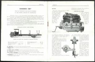 cca 1905-20 Automoblies Berliet francia gyártó omnibusz és teherautó prospektusa, össz 2 db: 1 db Ch...