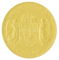 1910KB 10K Au "Ferenc József" Körmöcbánya (3,40g/0.900) T:1,1- / Hungary 1910KB 10 Korona ...