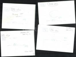 cca 1891-1970 8 db fotó különböző vasúti balesetekről (Brückeneinsturz bei Mönchenstein/Schweiz 1891...