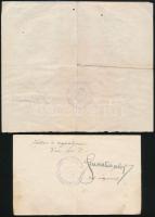 1919-20 2 db fegyvertartási engedély