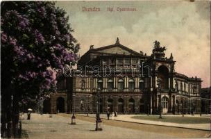 1908 Dresden, Kgl. Opernhous / opera house (EK)