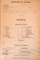 1899 W. Nietmann: Eisenbahn-Atlas von Deutschland - Schweiz - Österreich-Ungarn und das angrenzenden...