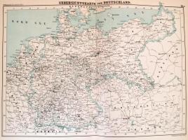 1899 W. Nietmann: Eisenbahn-Atlas von Deutschland - Schweiz - Österreich-Ungarn und das angrenzenden...