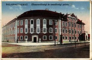 1930 Balassagyarmat, Államrendőrségi és csendőrségi palota (Rb)