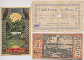 Hollandia 1938. 1G "Zilverbonnen (Ezüstértékű bankjegyek)" szakadások, lyuk + Németország ...