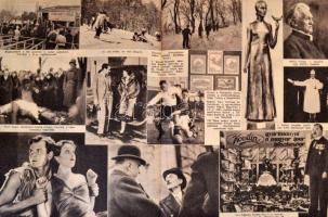 1933 Budapesti Hírlap 8 száma. Fekete-fehér fotókkal. Benne a kor neves személyiségeivel, Gömbös Gyu...