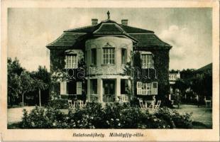 1937 Balatonújhely (Siófok), Mihályffy villa