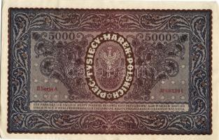 Lengyelország 1920. 5000M(2x) egymásutáni sorszámokkal T:III