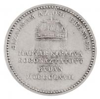Osztrák-Magyar Monarchia / Bécs 1867A "Ferenc József koronázása Budán" Au és Ag zseton. &q...