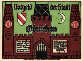 Német Birodalom/Weimari Köztársaság/ Glauchau 1921. 50Pf(6x) 6klf db, teljes sor T:I