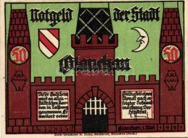 Német Birodalom/Weimari Köztársaság/ Glauchau 1921. 50Pf(6x) 6klf db, teljes sor T:I