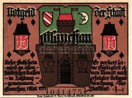 Német Birodalom/Weimari Köztársaság/ Glauchau 1921. 75Pf(6x) 6klf db, teljes sor T:I