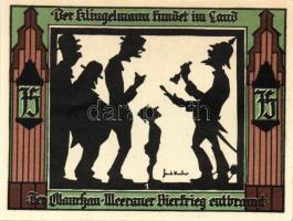 Német Birodalom/Weimari Köztársaság/ Glauchau 1921. 75Pf(6x) 6klf db, teljes sor T:I