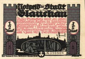 Német Birodalom/Weimari Köztársaság/ Glauchau 1921. 1/2M(6x) 6klf db, teljes sor T:I