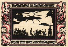 Német Birodalom/Weimari Köztársaság/ Glauchau 1921. 1/2M(6x) 6klf db, teljes sor T:I