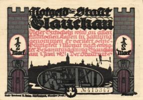 Német Birodalom/Weimari Köztársaság/ Glauchau 1921. 1/2M(6x) 6klf db, teljes sor T:I