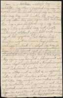 1913 Clevelandbe kivándorolt magyar állampolgár levele ha a hajó levélpapírján