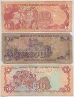 Nicaragua 1979-1985. 10C-5000C (10C lyukas) 6klf db T:III-IV 
Nicaragua 1979-1985. 10 Cordobas - 50...