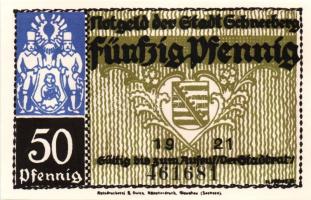 Német Birodalom/Weimari Köztársaság/ Schneeberg 1921. 50Pf(6x) 6klf db, teljes sor T:I