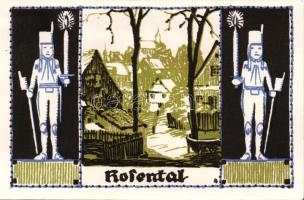 Német Birodalom/Weimari Köztársaság/ Schneeberg 1921. 50Pf(6x) 6klf db, teljes sor T:I