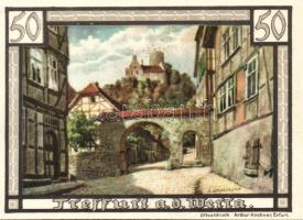 Német Birodalom/Weimari Köztársaság/ Treffurt 1921. 50Pf(6x) 6klf db, teljes sor T:I