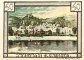 Német Birodalom/Weimari Köztársaság/ Treffurt 1921. 50Pf(6x) 6klf db, teljes sor T:I