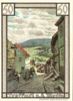 Német Birodalom/Weimari Köztársaság/ Treffurt 1921. 50Pf(6x) 6klf db, teljes sor T:I