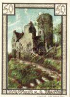 Német Birodalom/Weimari Köztársaság/ Treffurt 1921. 50Pf(6x) 6klf db, teljes sor T:I