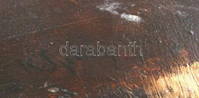 K. Spányi jelzéssel: Tanya. Olaj, fa, 47,5x64 cm