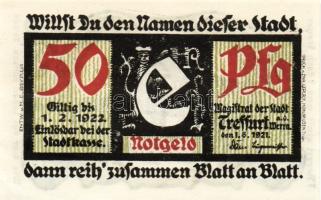 Német Birodalom/Weimari Köztársaság/ Treffurt 1921. 25Pf(2x) + 50Pf(5x) összesen 7klf db, teljes sor...