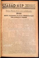 1946 A Szabad Nép, a Magyar Kommunista Párt Központi Lapjának számai 2 db könyvbe kötve