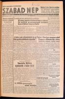 1946 A Szabad Nép, a Magyar Kommunista Párt Központi Lapjának számai 2 db könyvbe kötve