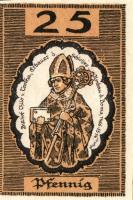 Német Birodalom/Weimari Köztársaság/ Merseburg 1921. 5Pf + 10Pf + 20Pf + 25Pf + 50Pf(6x) összesen 10...