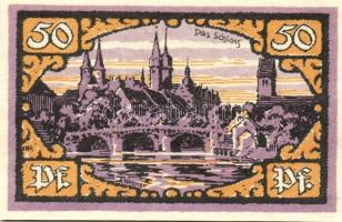 Német Birodalom/Weimari Köztársaság/ Merseburg 1921. 5Pf + 10Pf + 20Pf + 25Pf + 50Pf(6x) összesen 10...