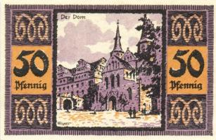 Német Birodalom/Weimari Köztársaság/ Merseburg 1921. 5Pf + 10Pf + 20Pf + 25Pf + 50Pf(6x) összesen 10...